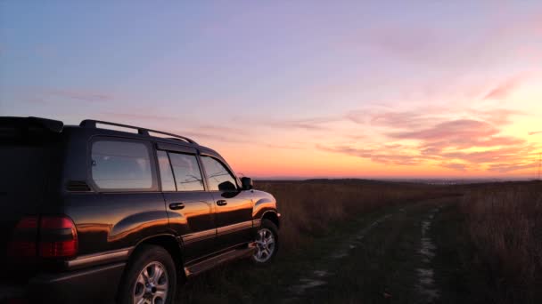 Suv Podróżuje Karpatach — Wideo stockowe