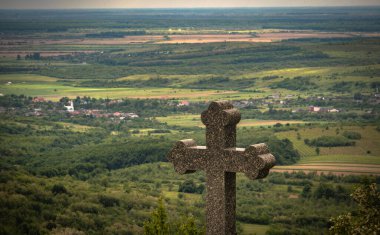 Çapraz fırtınadan önce Karpatlar 'da manzara