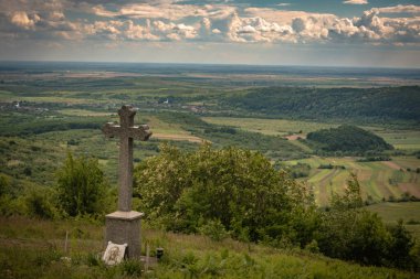 Çapraz fırtınadan önce Karpatlar 'da manzara