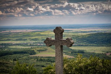 Çapraz fırtınadan önce Karpatlar 'da manzara