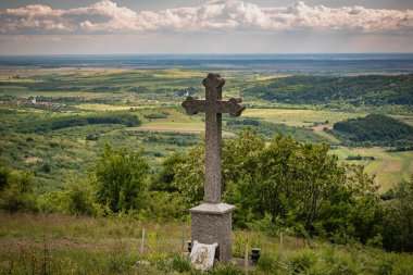 Çapraz fırtınadan önce Karpatlar 'da manzara