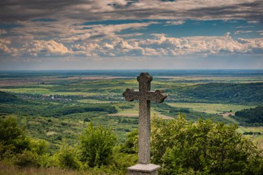 Çapraz fırtınadan önce Karpatlar 'da manzara