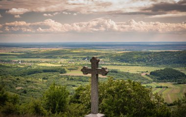 Çapraz fırtınadan önce Karpatlar 'da manzara