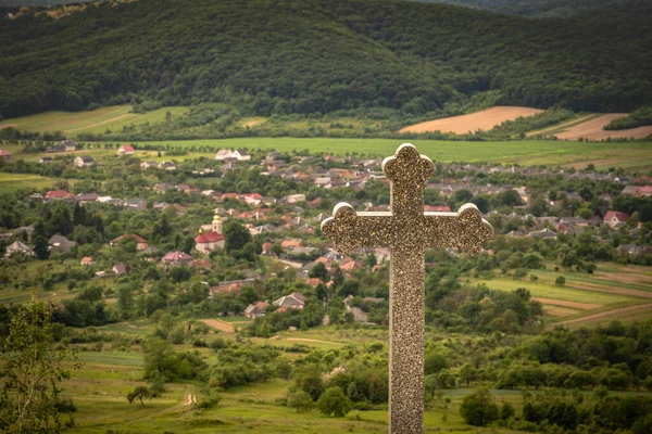 Çapraz fırtınadan önce Karpatlar 'da manzara