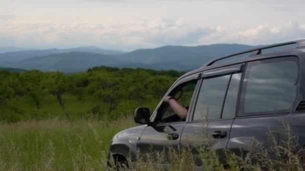 Suv นทางใน Carpathians — วีดีโอสต็อก