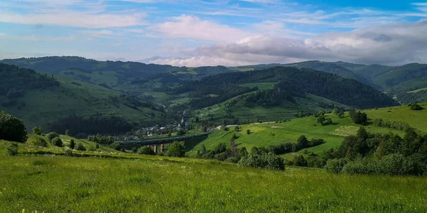 Landscapes Carpathian Mountains Summer — Stock Photo, Image