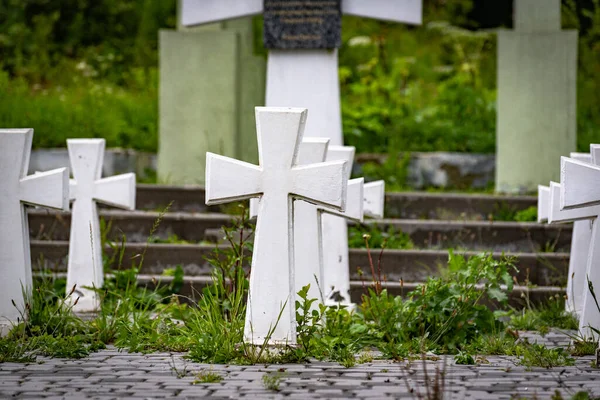 Символічне Місце Історичних Військових Дій Минулого Століття — стокове фото