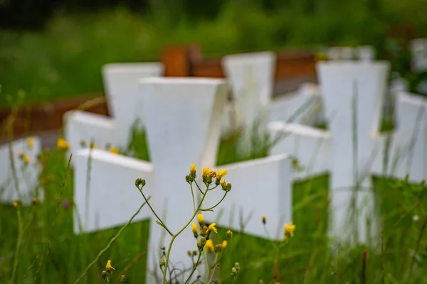 Символічне Місце Історичних Військових Дій Минулого Століття — стокове фото