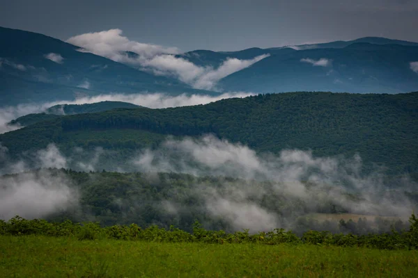 Verão Cárpatos Paisagem Depois Uma Tempestade — Fotografia de Stock