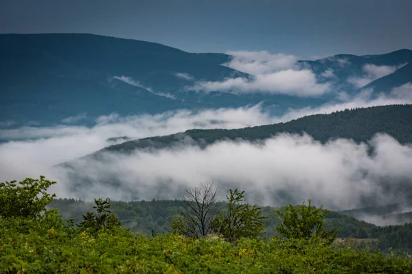 Summer Carpathians Landscape Thunderstorm — Stock Photo, Image