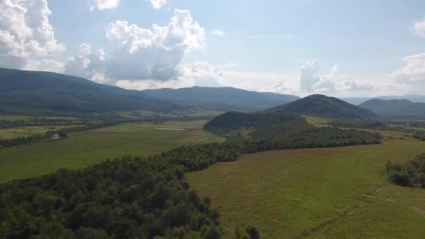 Photographie Aérienne Paysage Estival Dans Les Carpates — Video