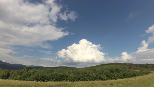 Drohne Fliegt Durch Gewitterwolken — Stockvideo