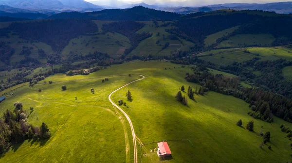 Paisagem Intitulada Sunny Transcarpathian — Fotografia de Stock