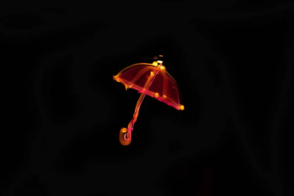 Könnyű Rajz Egy Őszi Téma Esernyővel — Stock Fotó
