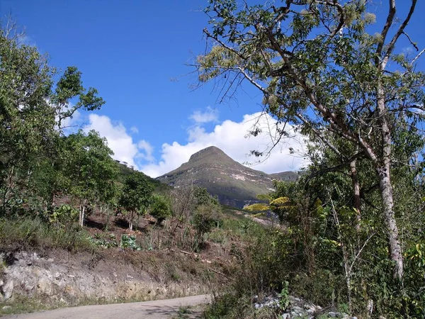 Wanderweg Den Gocta Fällen Bongara Amazonas Peru Südamerika Straße Nach — Stockfoto