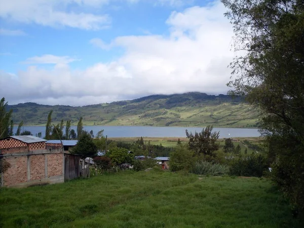 Pueblo Pacífico Pomacochas Orillas Del Lago — Foto de Stock