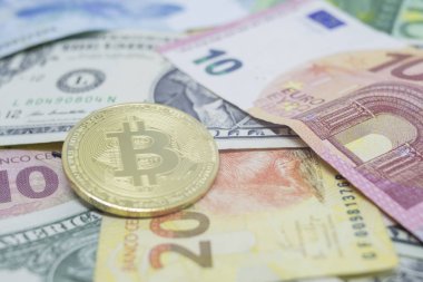 Bitcoin birlikte Avrupa, ABD ve Brezilya'dan gelen diğer mevcut paraları gruplandırmıştır. Yeni yatırım biçimleri