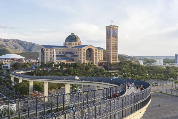 Aparecida São Paulo Brzil Agosto 2018 Vista Panorâmica Basílica Nossa — Fotografia de Stock