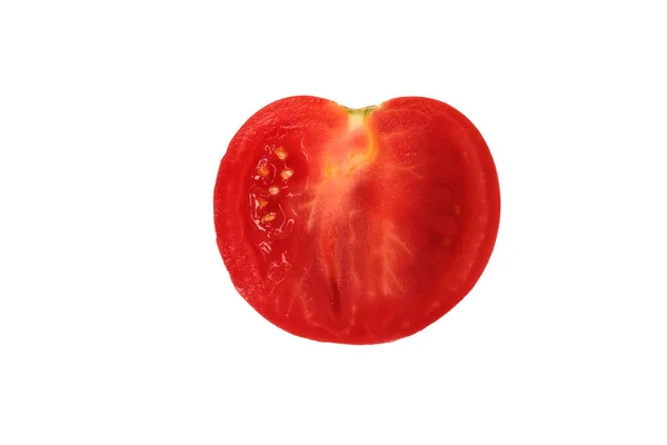 Frische Rote Tomate Isoliert Auf Weißem Hintergrund Für Design — Stockfoto