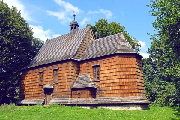 Старое Деревянное Здание Церкви — стоковое фото