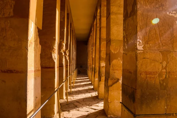 Piliers Dans Temple Louxor Egypte — Photo