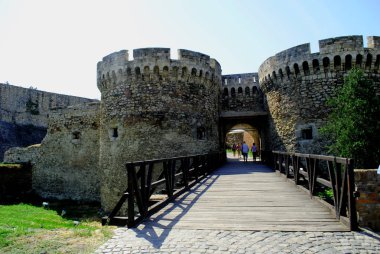 Belgrad Sırbistan Eski kale Kalemegdan, giriş görünümü