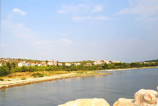 View Mediterranean Bay Croatia — Stock Photo, Image