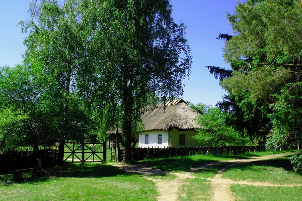 Ethno Village Århundradet Ukrainska Byn — Stockfoto