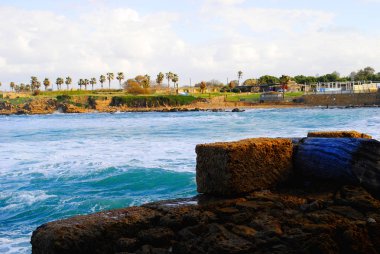 Eski şehir, Caesarea, İsrail kazıgörünümü