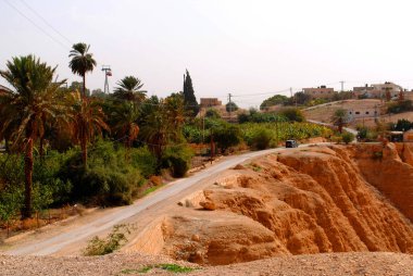 Taş kayalıkların görünümü, Jericho Vadisi, Filistin Yönetimi'nin görünümü