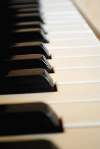 Klaviertastatur Klavier Musikalische Kunst — Stockfoto