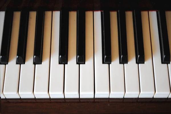 Piano Keyboard Piano Musical Art — Stock Photo, Image