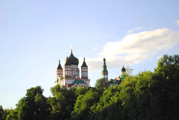 Iglesia Ortodoxa Del Siglo Kiev Ucrania — Foto de Stock