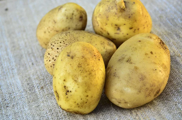 Πατάτες Νέα Σοδειά Τροφίμων Λαχανικά — Φωτογραφία Αρχείου