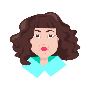 Sinirli Asya kız, o var problem ile onu kilo.