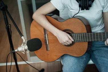 Kayıt odası Singing konsepti