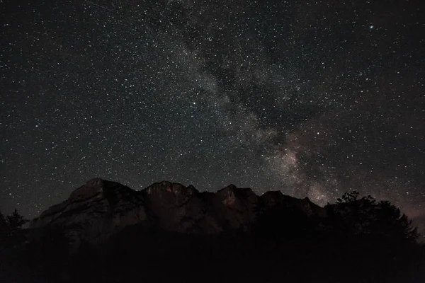 Berchtesgaden, Almanya'da Reiter Alpe üzerinde Güzel Samanyolu