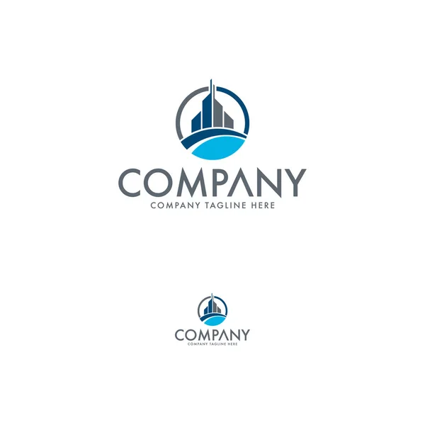 Letter Logo Creative Real Estate Logo Design Template — Stock Vector