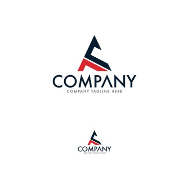 Yaratıcı harf Bir logo tasarım şablonu