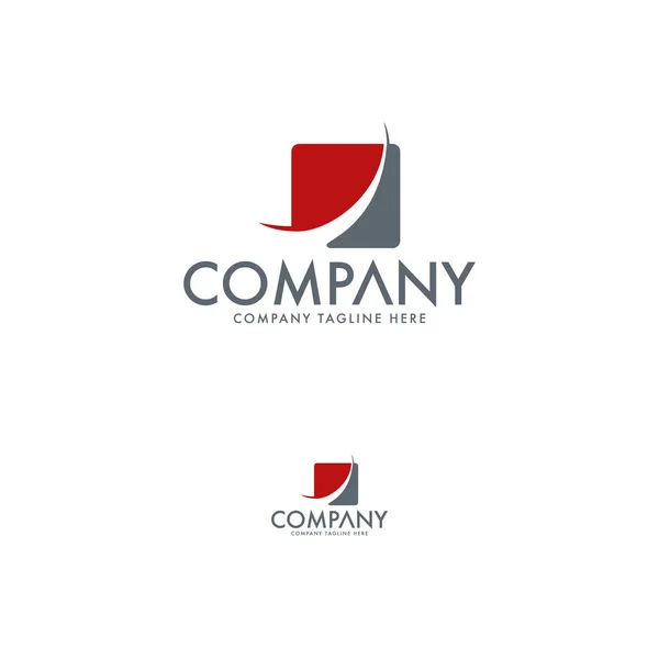 Plantilla Diseño Logotipo Abstracto Logo Empresa — Vector de stock