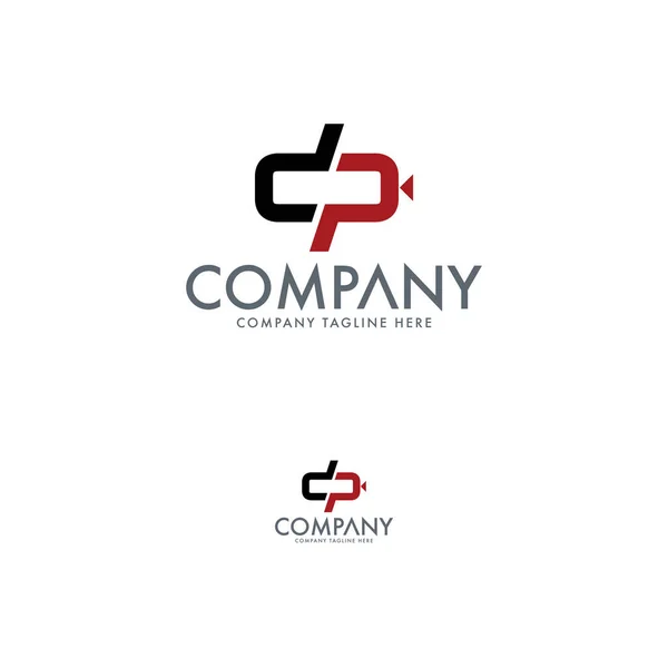 Creative Dp ve Video Cam Logo Şablonu