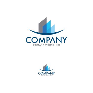 Modern Soyut Logo Tasarım Şablonu. Gayrimenkul Logo Tasarımı