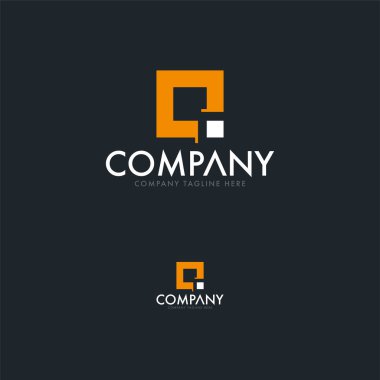 Creative Square Logo Tasarım Şablonu