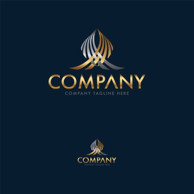 Lüks Tekstil ve Mücevherat Logo Şablonu