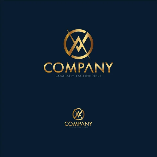 Luxury Letter Logo Design Template — Stock Vector