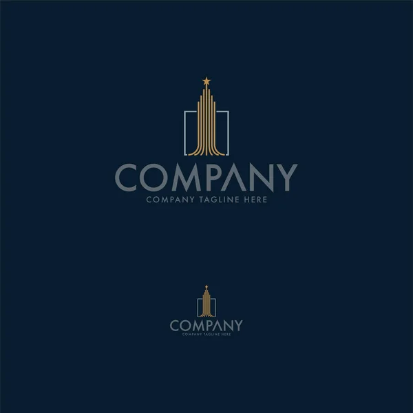 Creative Architecture Logo Design Template — Stock Vector