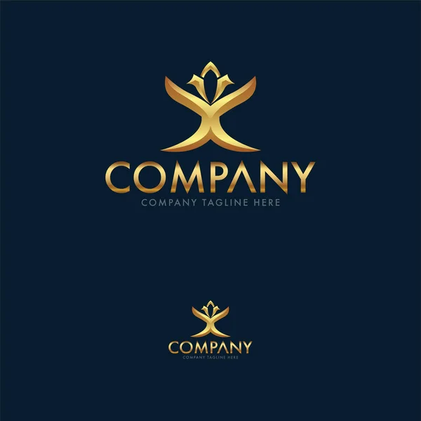 Luxury Diamond Jewellery Logo Template — Stock Vector