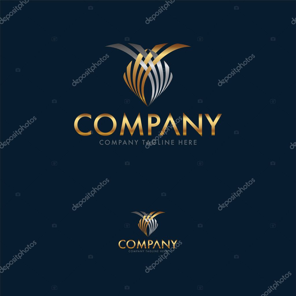 Luxury Textile and Jewellery Logo Template