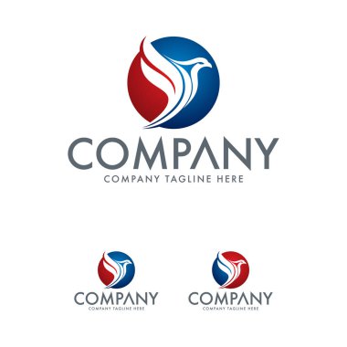 Yaratıcı Kuş Logo Tasarım Şablonu