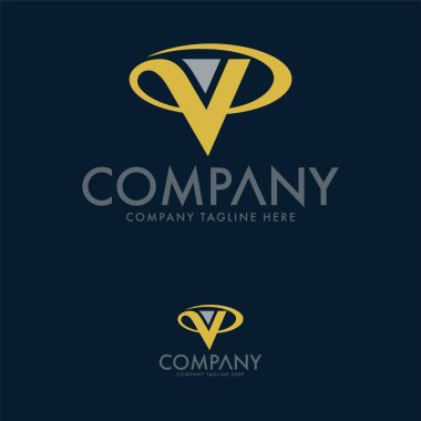Yaratıcı Mektup Vp Logo Şablonu